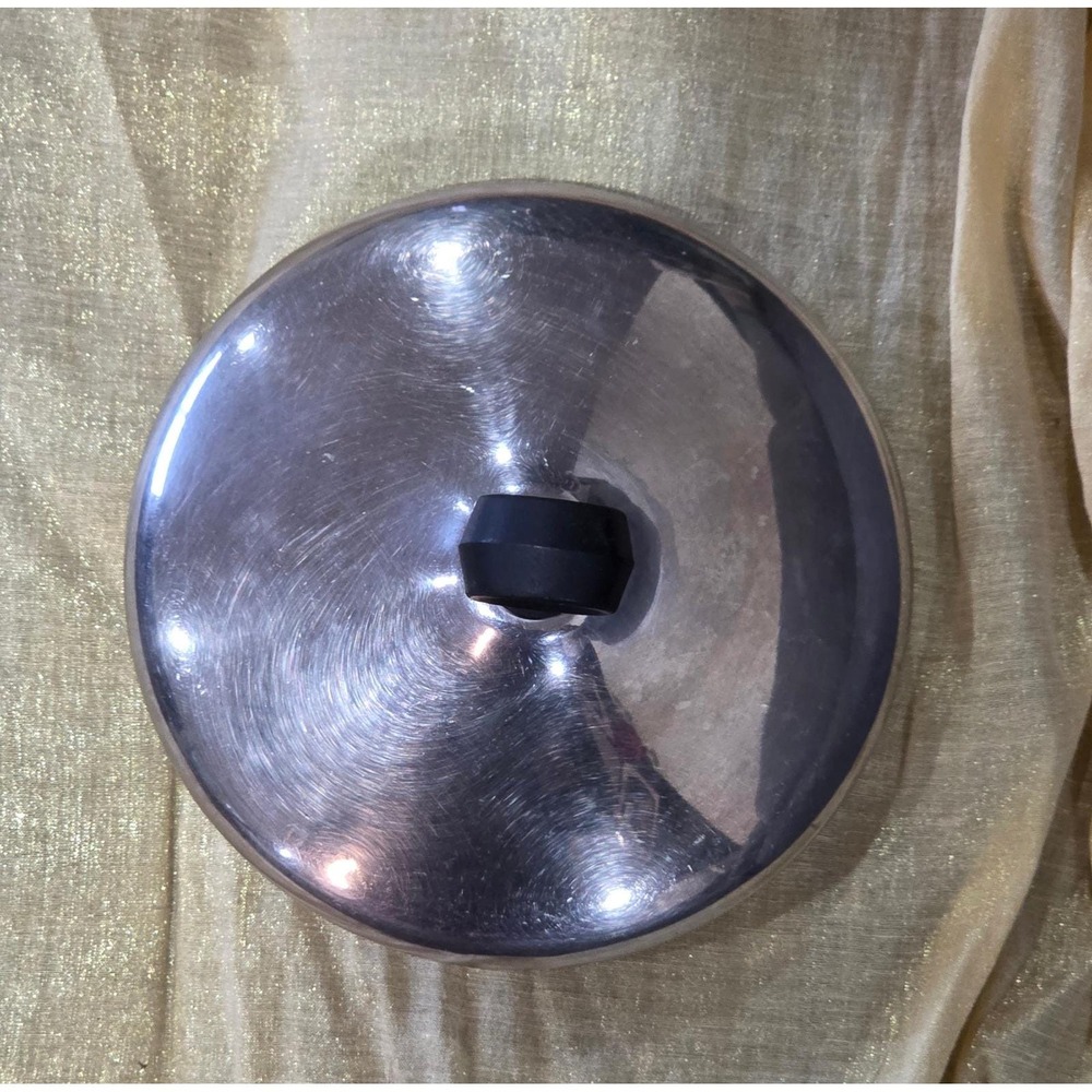 Vintage Revere Ware Stainless Steel Replacement Lid 6.25 Inch Circular Pot Cover